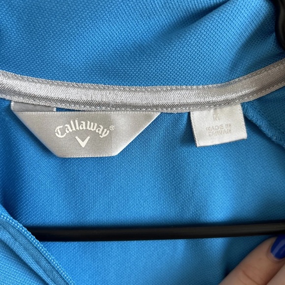 Callaway Women’s Golf Polo Shirt Light Blue Size Medium EUC - Picture 4 of 6